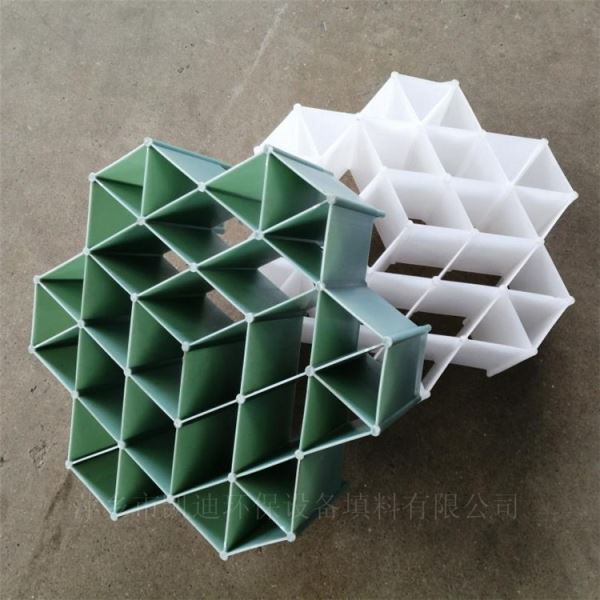 塑料六菱形组合环规整填料六联环耐酸碱腐蚀