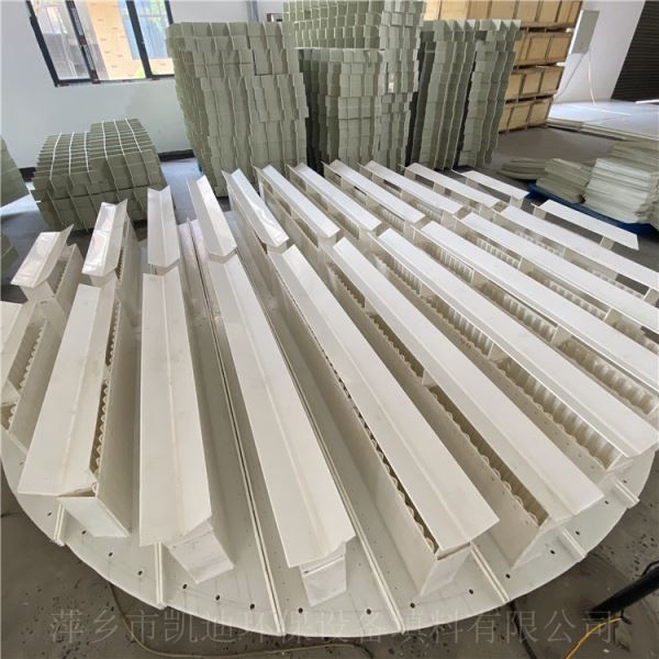 焦化项目塑料槽盘式气液分布器包安装按客户要求制作