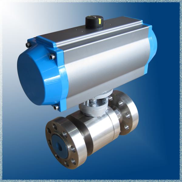 气动硬密封法兰球阀