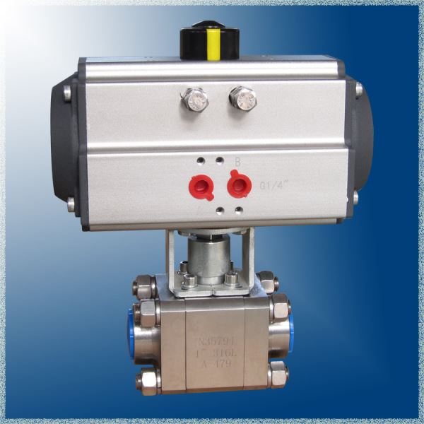 气动内螺纹高压球阀