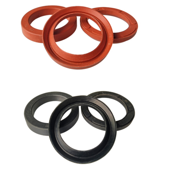 夹布组合密封圈橡胶圈液压油缸防尘轴用组合油封密封件
