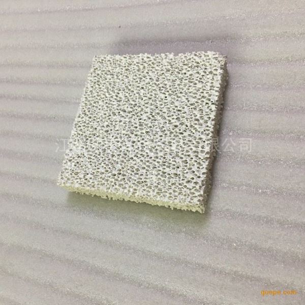 泡沫陶瓷过滤板氧化铝多孔过滤片