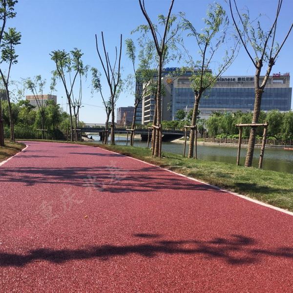 马路彩色陶瓷颗粒胶水防滑坡道路面施工公司 马路彩色陶瓷颗粒胶水防滑坡道路面施工公司