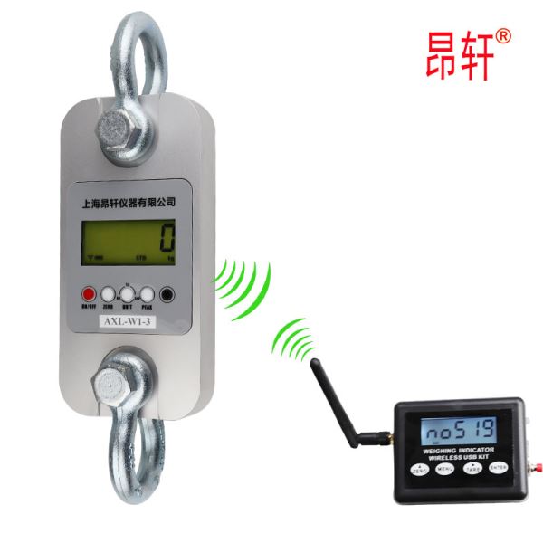 峰值保持无线测力计可连接电脑测力仪吊装拉力器