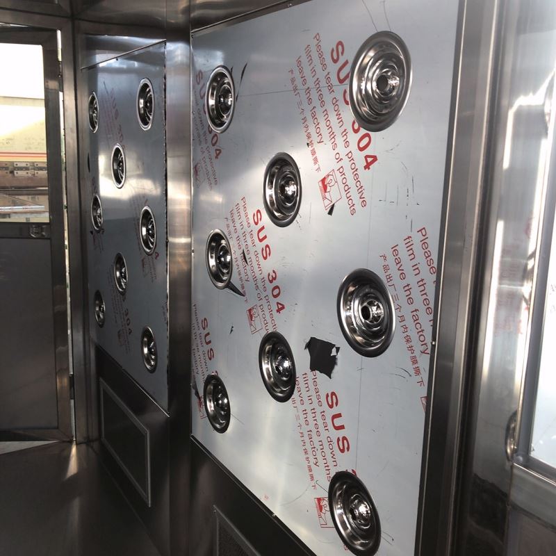 净化风淋室工作原理双人双吹风淋室