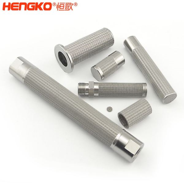 耐高温可定制微多孔丝网粉末烧结不锈钢金属滤芯