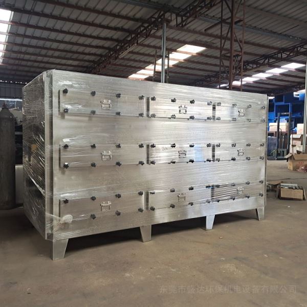 不锈钢抽屉式蜂窝活性炭净化塔车间废气除臭设备