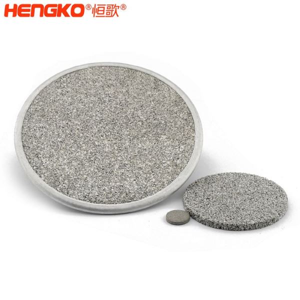 不锈钢粉末烧结过滤器高精寿命长用于污水处理包边滤片