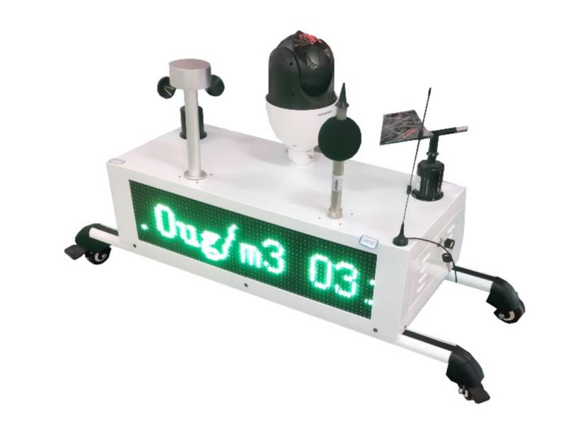 移动式互联平台开发的走航式气象自动监测设备