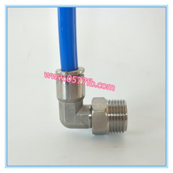 不锈钢气管直角快插接头