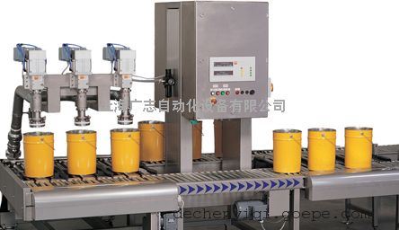 小桶直列定重式全自动灌装线