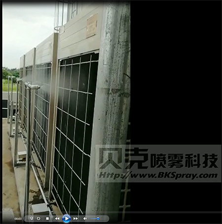 喷雾机房空调外机水喷淋喷水户外机械降温解决方案