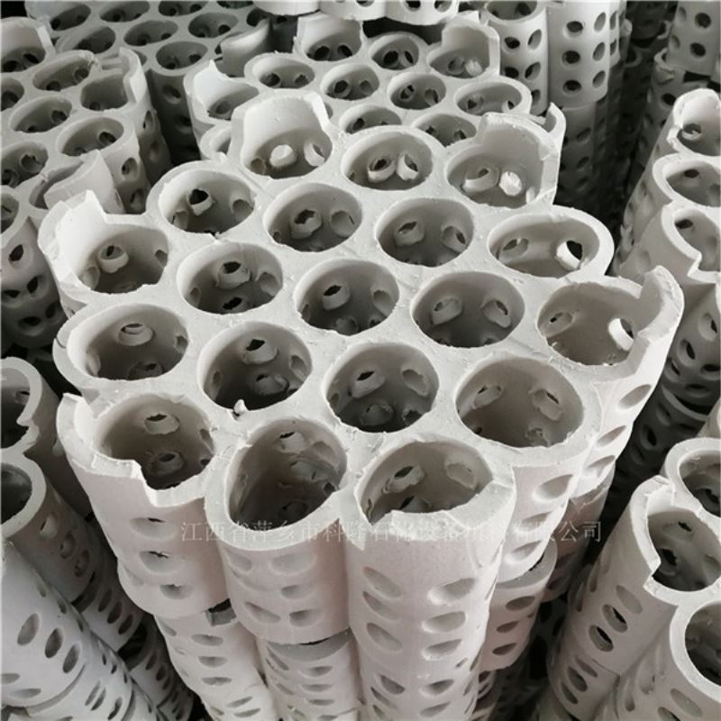 焦化脱硫塔用全瓷多孔组合环或轻瓷规整填料