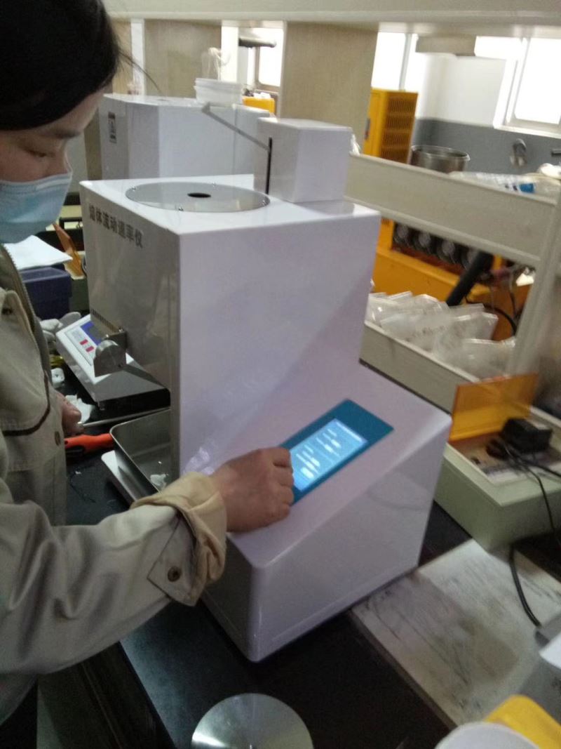 聚丙烯熔喷口罩专用材料熔指数测定仪～