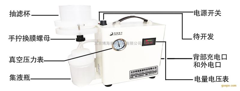 便携式真空抽滤器应急专用