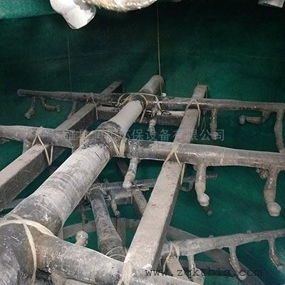 脱硫吸收塔玻璃钢喷淋层更换