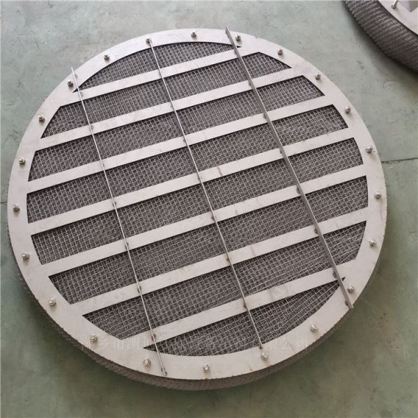 脱硫塔不锈钢高效丝网除沫器塔顶除沫除雾装置根据客户要求制作