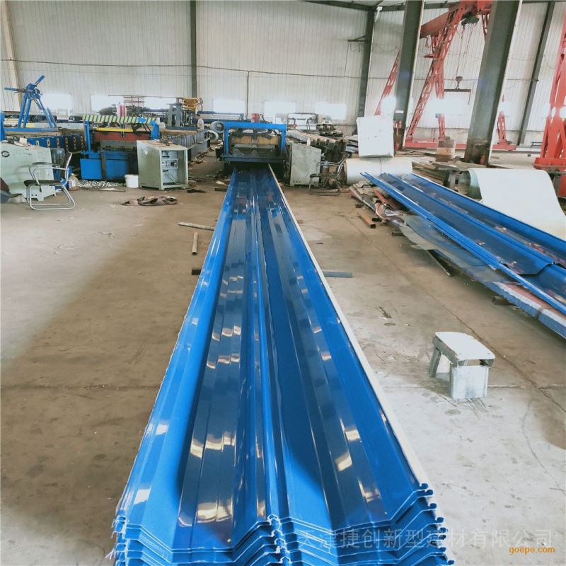 彩钢板首钢车间屋面彩钢瓦青钢特钢厂房屋顶彩板