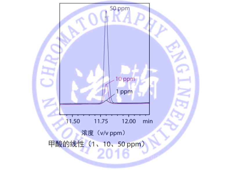 氢燃料电池用氢气中甲酸测定毛细管柱