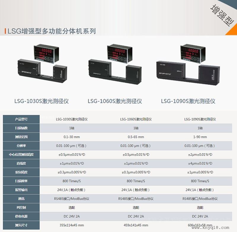国产多功能激光测径仪分体式
