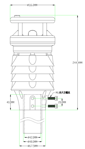 八要素紧凑气象站